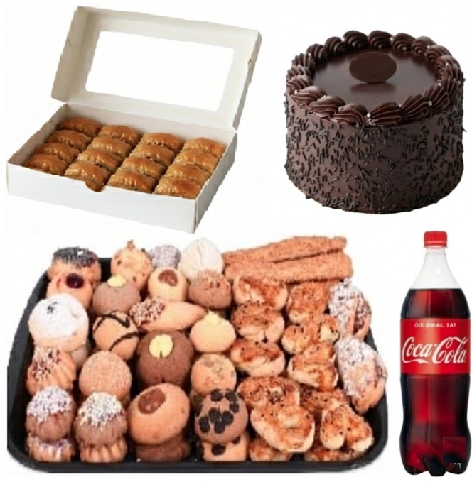 1 kg Cevizli Baklava Öne Çıkan 6-9 Kişilik Menü pasta