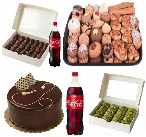 1 kg Fıstıklı Baklava Dahil 9-10 Kişilik Menü pasta