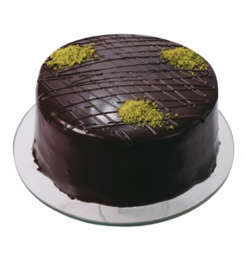 6-9 Kişilik Şık Kutlama Pastası Çikolatalı pasta