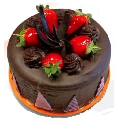 Bol Çikolatalı Yuvarlak 2-3 Kişilik Butik Pasta pasta