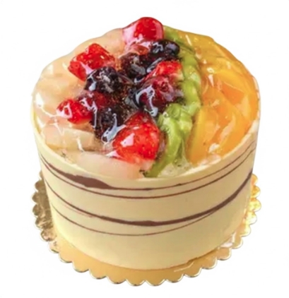 Butik Tat Keyfi 6-9 Kişilik Karışık Meyveli Yaş Pasta pasta
