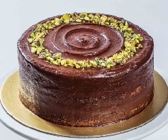 Doğal Malzemeli Çikolatalı Fıstıklı Pasta 2-3 Kişilik pasta