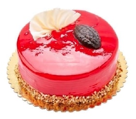 Kalp Isıtan Frambuazlı Yaş Pasta 2-3 Kişilik Küçük pasta