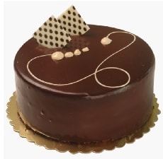 Şef Özel Tarifi 6-9 Kişilik Sade Çikolatalı Kutlama pasta