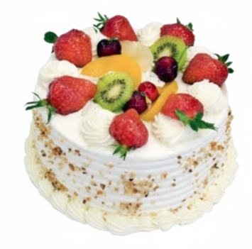 Zengin İçerikli Gurme 6-9 Kişilik Taze Meyveli Pasta pasta